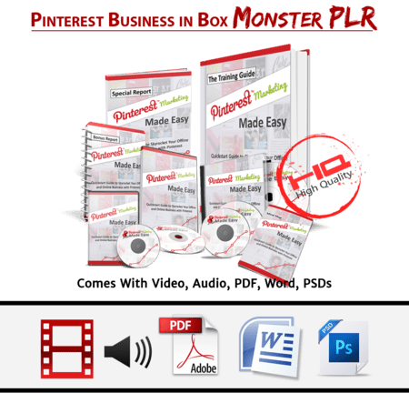 Pinterest Business In a Box PLR