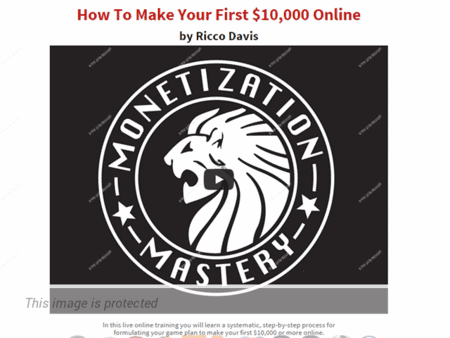 Ricco Davis – Data Arbitrage Master Class M.6.O.X.