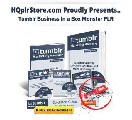 Tumblr Business In a Box PLR