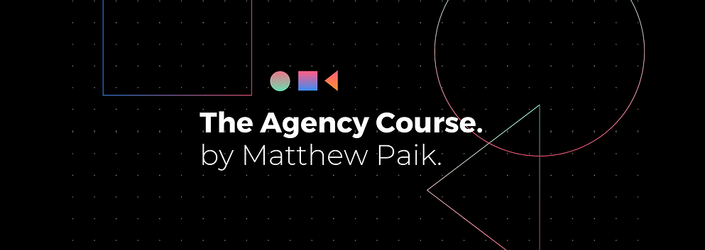 Matthew Paik – The Agency Course