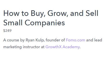 Ryan Kulp - Micro Acquisitions