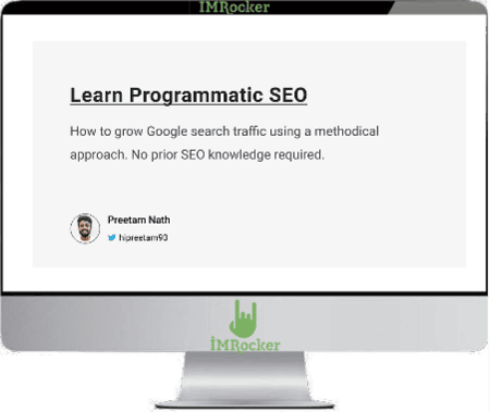 Preetam Nath – Learn Programmatic SEO