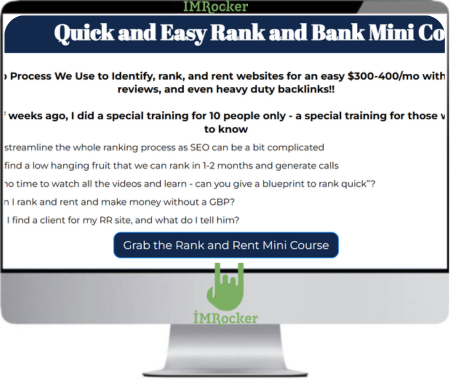 Saravanan Ganesh – Easy Rank and Bank Mini Course