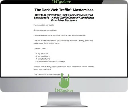 The Dark Web Traffic™ Masterclass by Duston McGroarty